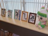 女性部大口支部「押し花書道教室」開催しました